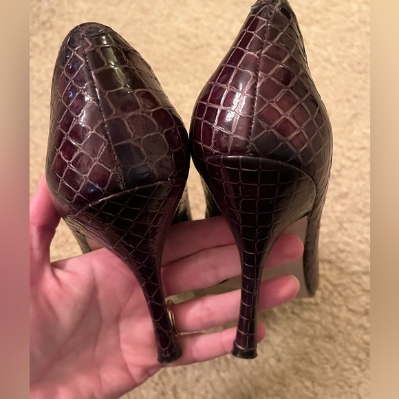 3/$12🍀Enzo Angiolini Peep Toe Heels - Picture 6 of 9